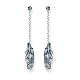 Thomas Sabo Hanging Feather Drio Earrings