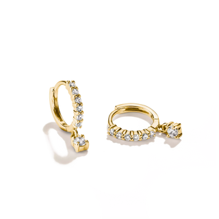 THOMAS SABO White Zirconia Hoop Earrings