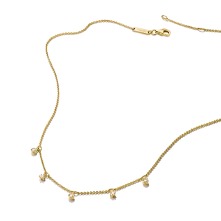 Thomas Sabo 18k Gold Plated Chain with White Zirconia