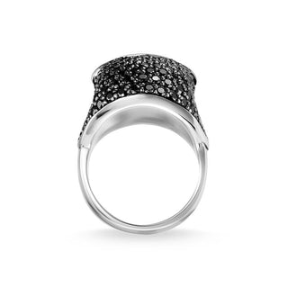 Thomas Sabo Blackened Skull Pavé Ring