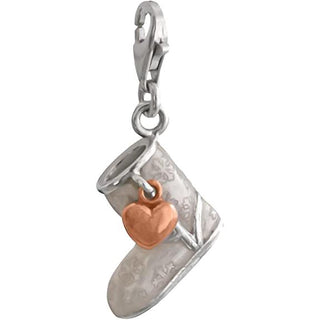 Thomas Sabo Boot Charm with Rose gold heart