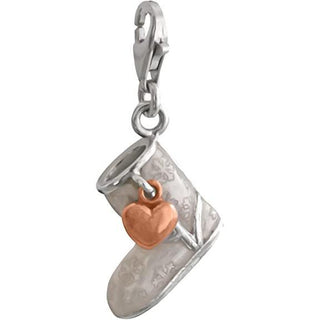 Thomas Sabo Boot Charm with Rose gold heart