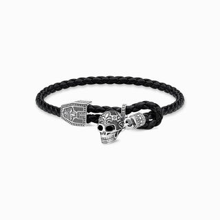Thomas Sabo Bracelet - Skull - Leather Strap