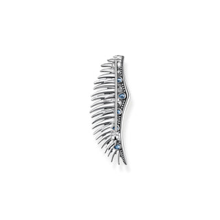 Thomas Sabo Brooch Phoenix Wing With Blue Stones Silver