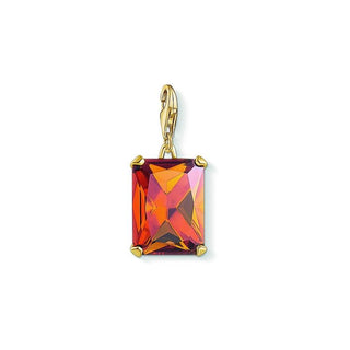 Thomas Sabo CZ Orange Jewel Charm