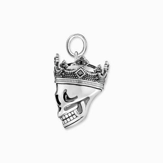 Thomas Sabo CZ Royal Crown Skull Pendant