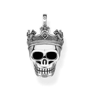Thomas Sabo CZ Royal Crown Skull Pendant