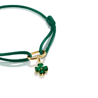 THOMAS SABO Charm Club Connect Cloverleaf Gold Charm