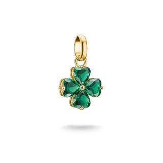 THOMAS SABO Charm Club Connect Cloverleaf Gold Charm