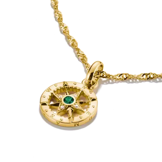 THOMAS SABO Charm Club Connect Compass Gold Charm