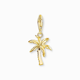 Thomas Sabo Charm Pendant - Colourful Palm Tree - Gold Plated