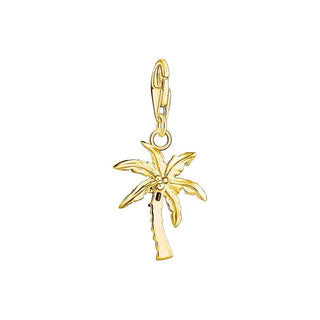 Thomas Sabo Charm Pendant - Colourful Palm Tree - Gold Plated
