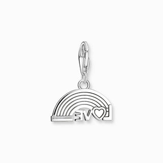 Thomas Sabo Charm Pendant - Colourful Rainbow - Silver