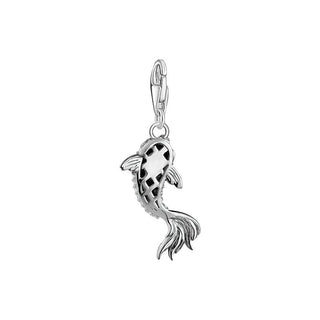 Thomas Sabo Charm Pendant - Koi with Zirconia Stones Silver