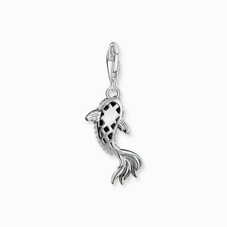 Thomas Sabo Charm Pendant - Koi with Zirconia Stones Silver