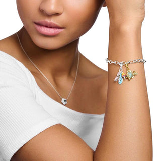 Thomas Sabo Charm Pendant - Sunglasses, Flip Flop and Ice Cream - Silver