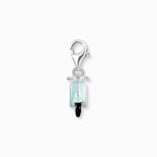Thomas Sabo Charm Pendant - Turquoise Motor Scooter Silver