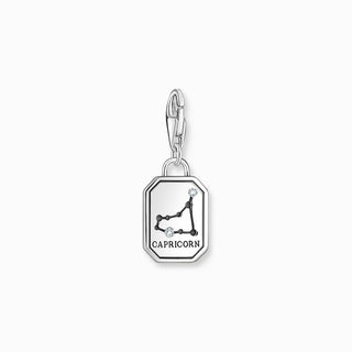 Thomas Sabo Charm Pendant - Zodiac Sign Capricorn with Zirconia