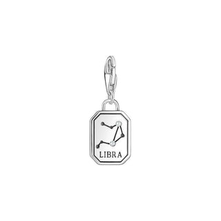 Thomas Sabo Charm Pendant - Zodiac Sign Libra with Zirconia