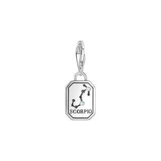 Thomas Sabo Charm Pendant - Zodiac Sign Scorpio with Zirconia