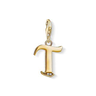 Thomas Sabo Charm pendant letter T gold