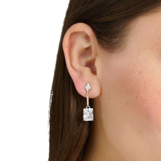 Thomas Sabo Earring white stone silver