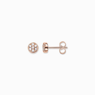 Thomas Sabo Earrings - Studs - Sparkling Circles - Rose Gold