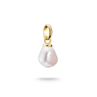 Thomas Sabo Elegant Gold Plated Freshwater Pearl Connect Charm