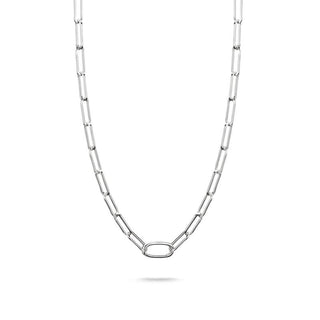 Thomas Sabo Elegant Sterling Silver Paperclip Chain Necklace