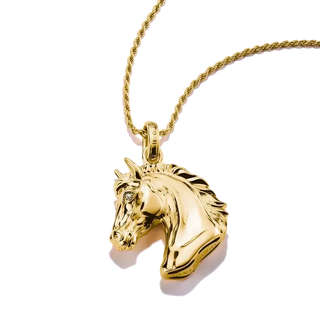Thomas Sabo Elyndra 18k Gold Plated Horse Head Necklace