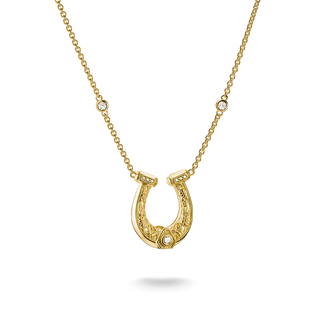 Thomas Sabo Elyndra 18k Gold Plated Horseshoe Necklace