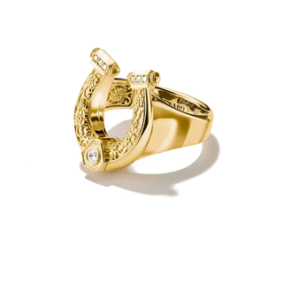 Thomas Sabo Elyndra 18k Gold Plated Horseshoe Ring