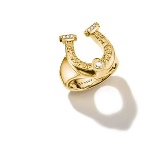 Thomas Sabo Elyndra 18k Gold Plated Horseshoe Ring