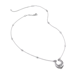 Thomas Sabo Elyndra Blackened Silver Horseshoe Necklace