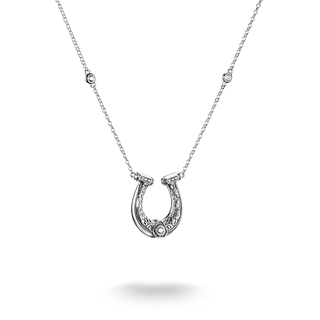 Thomas Sabo Elyndra Blackened Silver Horseshoe Necklace