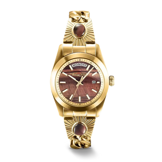 Thomas Sabo Elyndra Ladie's Gold Red Tiger Eye Watch