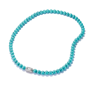 Thomas Sabo Elyndra Silver Necklace with Imitation Turquoise Beads