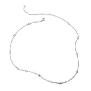 Thomas Sabo Elyndra Silver Necklace with White Zirconia Stones