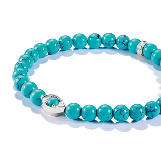 Thomas Sabo Elyndra Silver Turquoise Eye Bead Bracelet