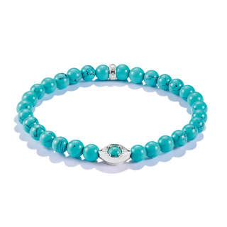 Thomas Sabo Elyndra Silver Turquoise Eye Bead Bracelet