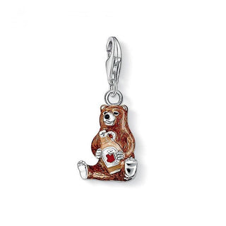 Enamel Honey Bear Charm