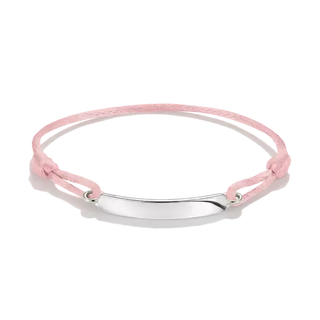 Thomas Sabo Engravable Pink Textile Bracelet