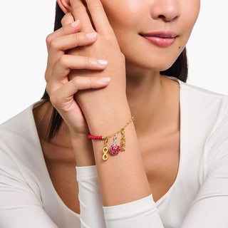 Thomas Sabo Exquisite Red Rose Charm