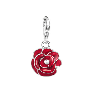 Thomas Sabo Exquisite Red Rose Charm