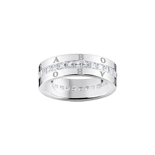 Thomas Sabo Exquisite Sterling Silver Zirconia Band Ring