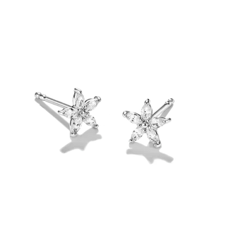 THOMAS SABO Flower Zirconia Stud Earrings