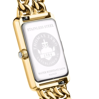 Thomas Sabo Gold-Coloured Ladies' Rectangular Watch