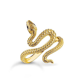 Thomas Sabo Gold-Plated 3D Snake Ring