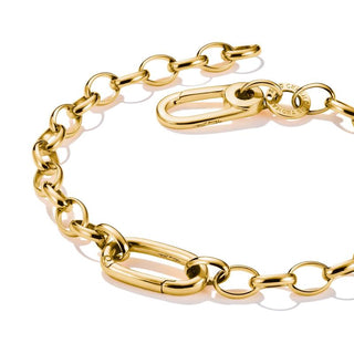 Thomas Sabo Gold-Plated Connect Link Charm Bracelet
