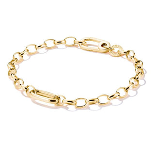 Thomas Sabo Gold-Plated Connect Link Charm Bracelet